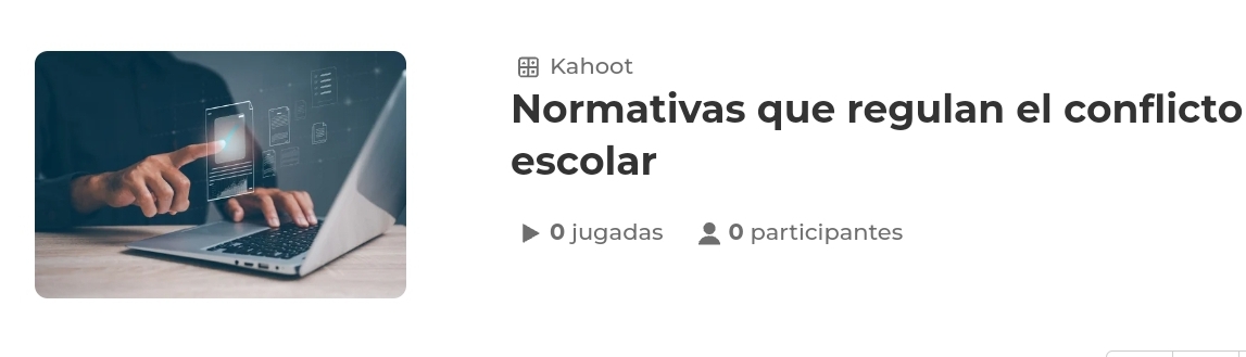 Juego Normativas conflicto escolar